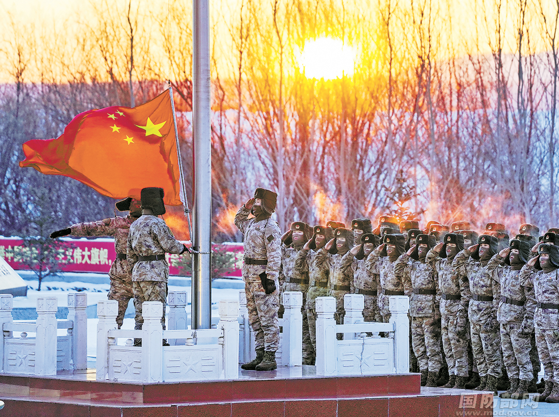 热血守边关：新春时节边防官兵工作生活影像